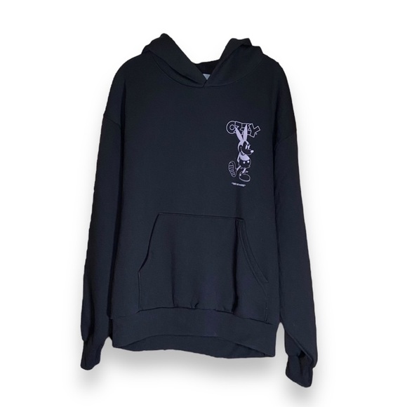 King Rello RARE Ozzy The Bad Mouse Black Hoodie Size Large‎ Chicago - Picture 2 of 9